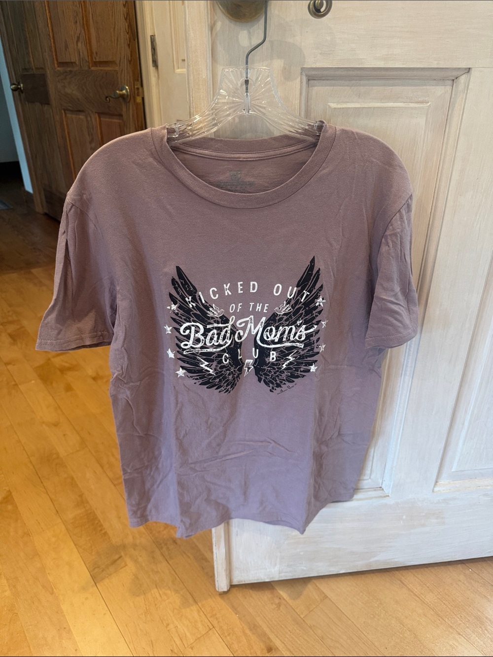 Bad Moms Club Short Sleeve Tee - Mauve
